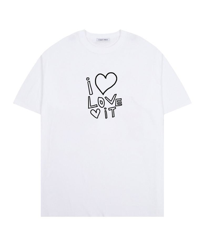 Loveit loose tee (white)