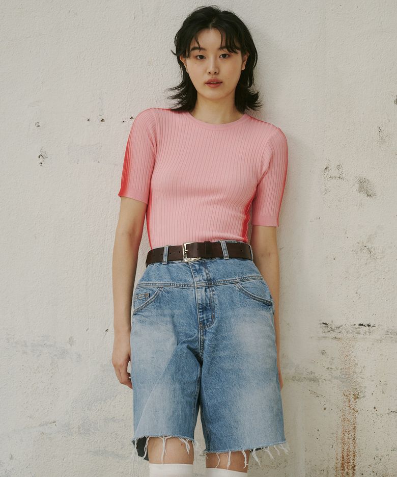 핀치 데님 쇼츠