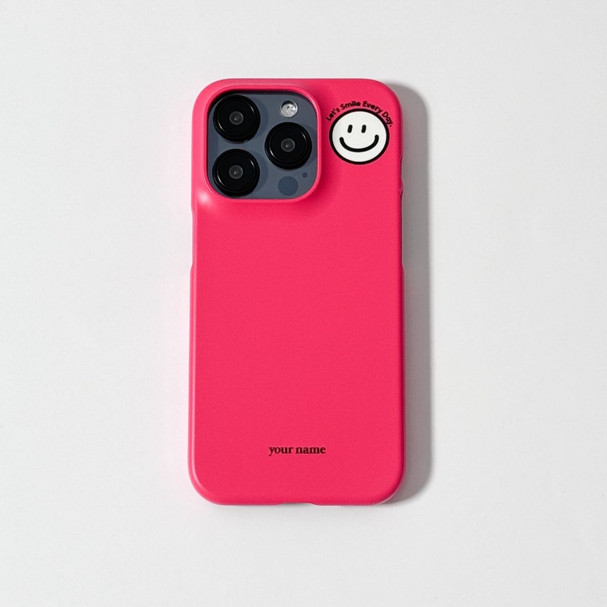 에이쓰리비쓰리(A3B3) Smile Color Bright Pink 스마일 컬러 브라이트 핑크 (하드 케이스)