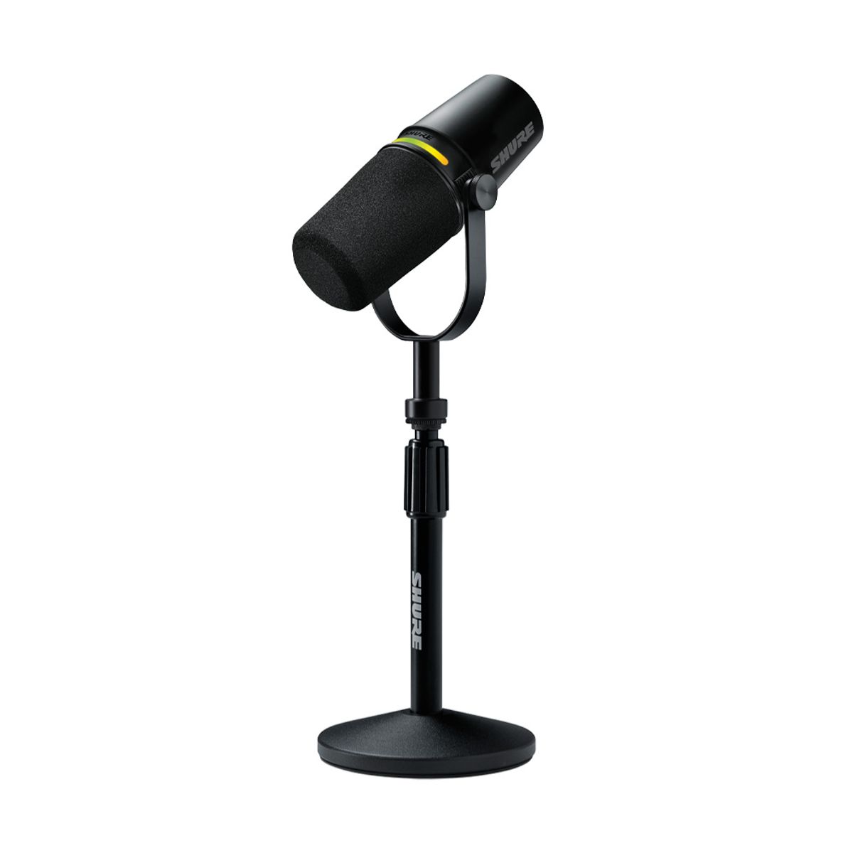 슈어(SHURE) MV7+ Podcast Kit 팟캐스트 XLR, USB-C 하이브리드 듀얼 마이크 키트 (스탠드 포함)