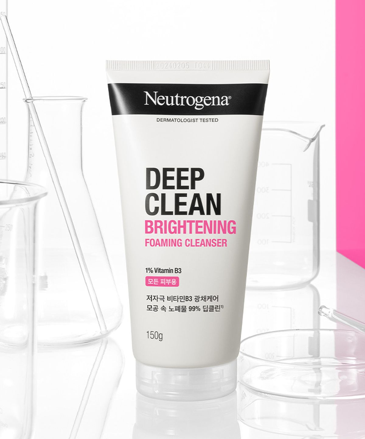 뉴트로지나(NEUTROGENA) 딥클린 브라이트닝 포밍 클렌저 150g x2