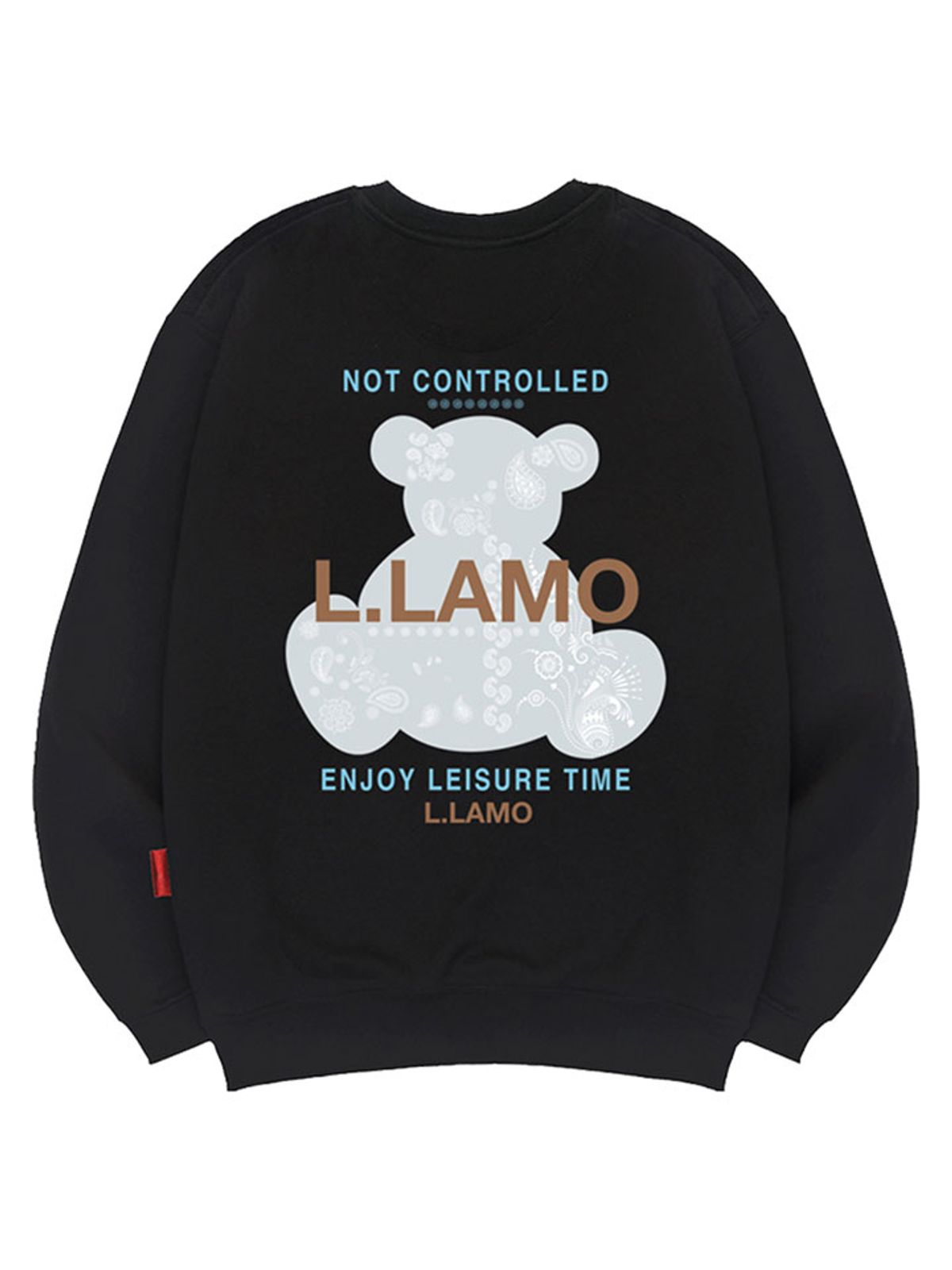 엘라모(LLAMO) 데코베어 맨투맨 남녀공용 빅사이즈 S~4XL