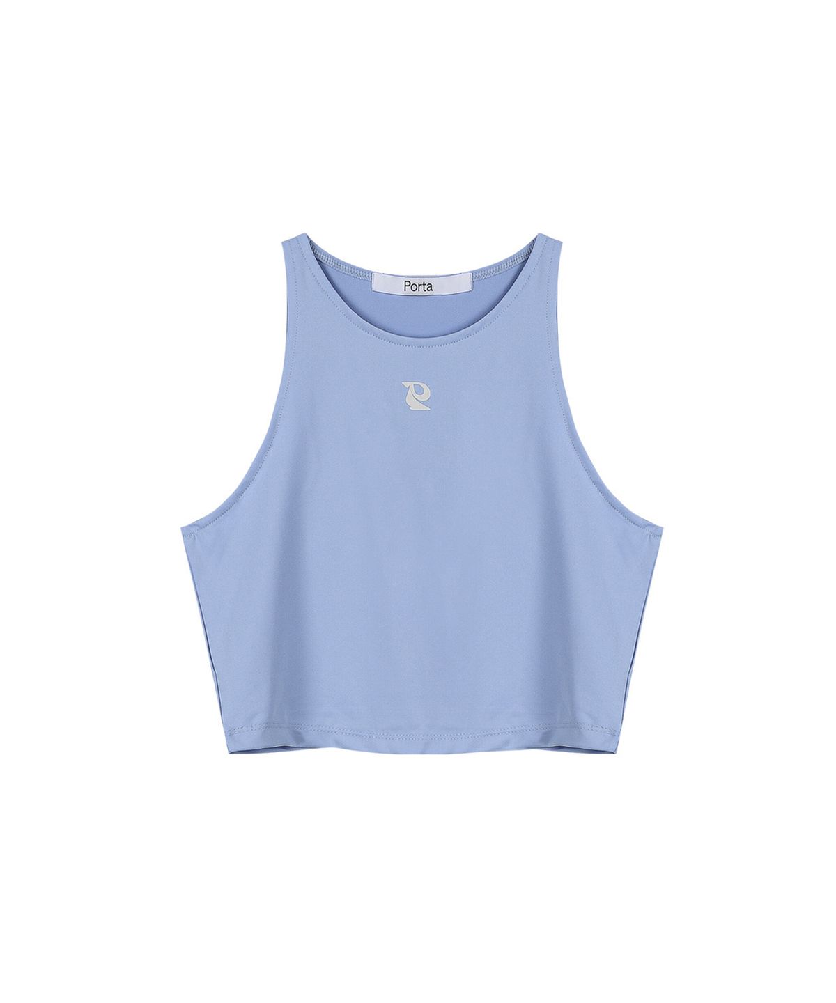 더포르타(THEPORTA) CROP JERSEY SLEEVELESS, BLUE