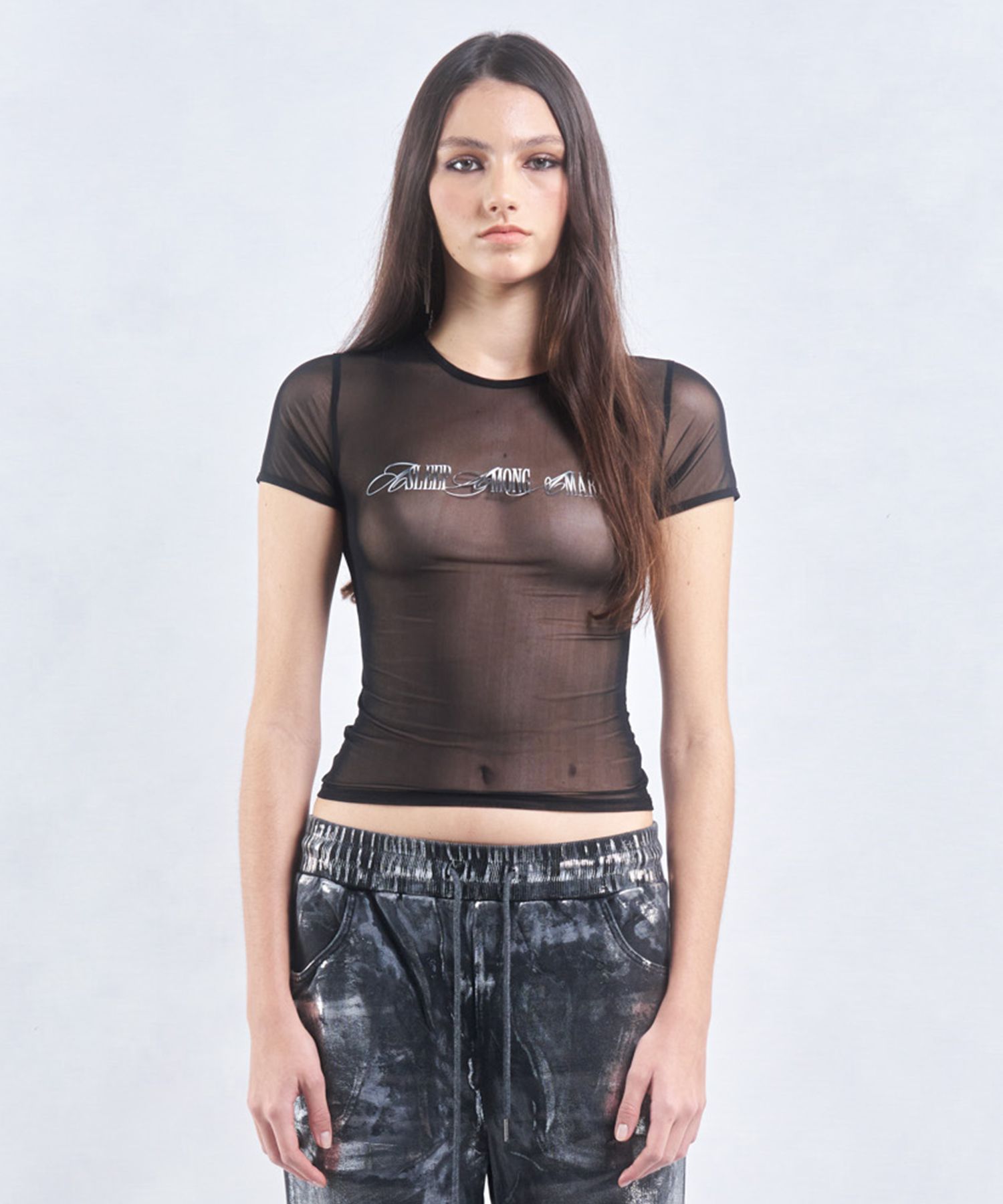 2000ARCHIVES★韓国★人気★AMARLILYS SEE-THROUGH T-SHIRT MUSINSA公式 | 2000ARCHIVES AMARLILYS SEE-THROUGH T-SHIRT (BLACK)
