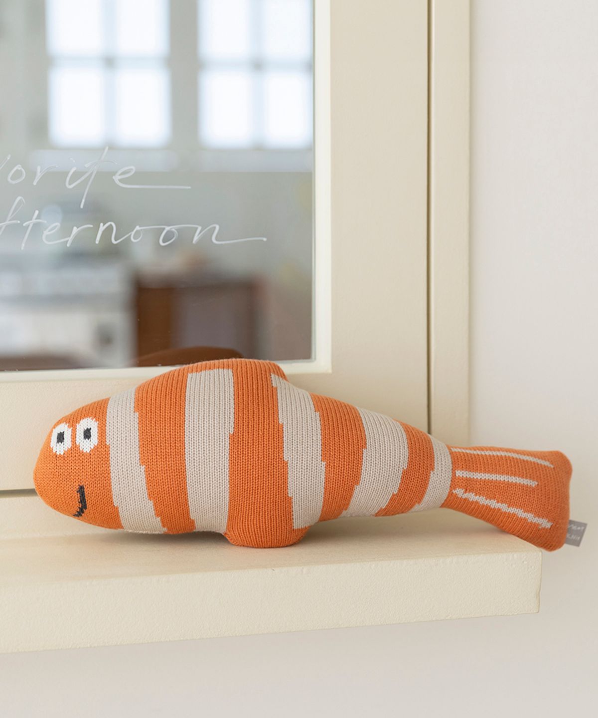닛닛(NEATKNIT) 자유로운 물속 여행자 물고기 니트 인형 Orange