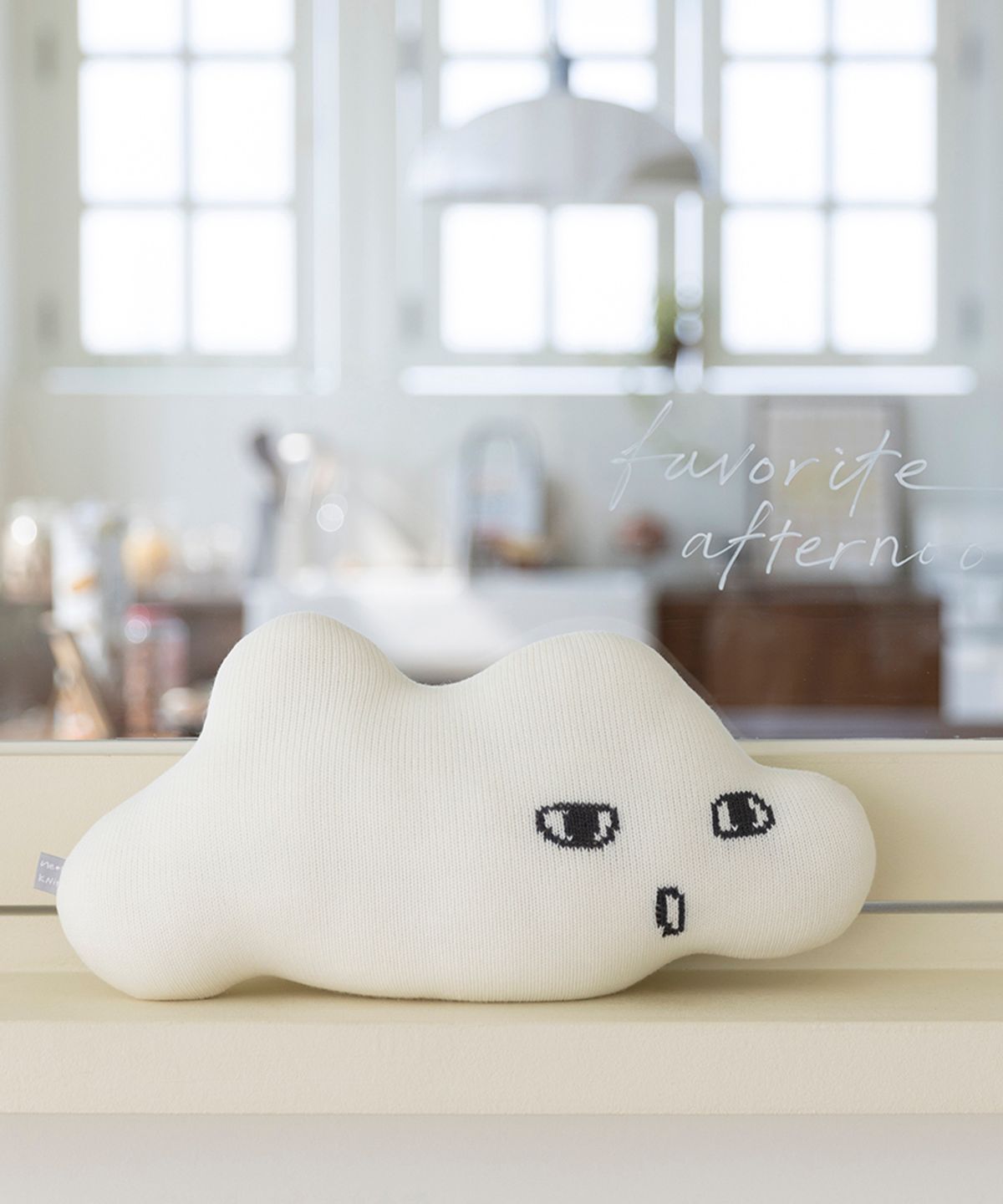 닛닛(NEATKNIT) 맑은 하늘의 구름 니트 인형 Ivory