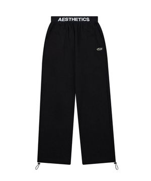 에스테틱 와이드 팬츠 (BLACK)