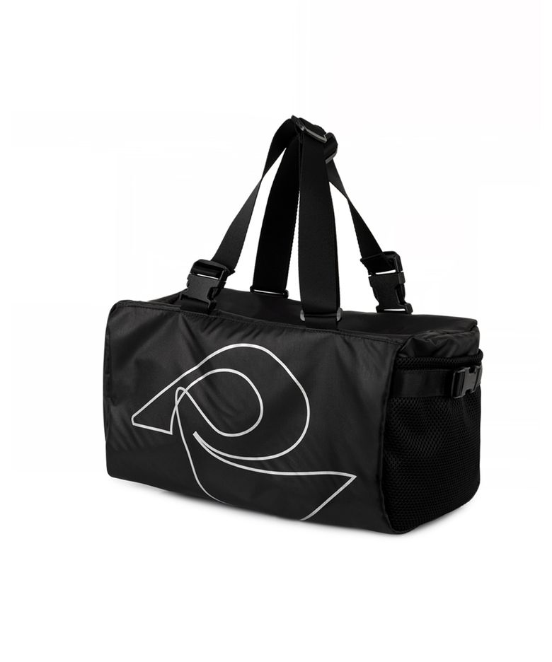 GARMENT BOSTON BAG, BLACK