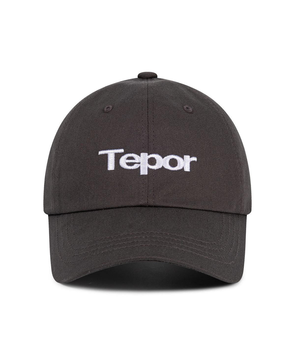 테포르(TEPOR) 시그니처 로고 볼캡 - 차콜