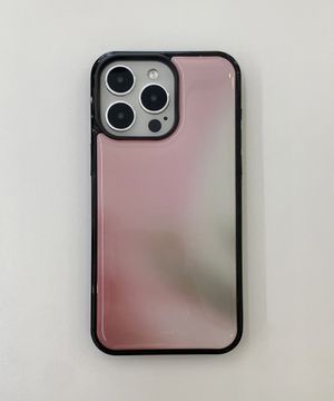 [아이폰17][+맥세이프][+갤럭시S26]Pink muhly 에폭시 블랙 범퍼 케이스