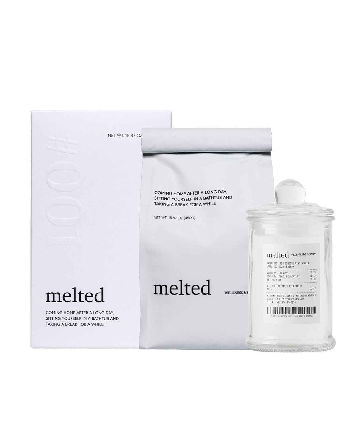 멜티드(MELTED) #001 퓨어 마그네슘 멀티 배스파우더