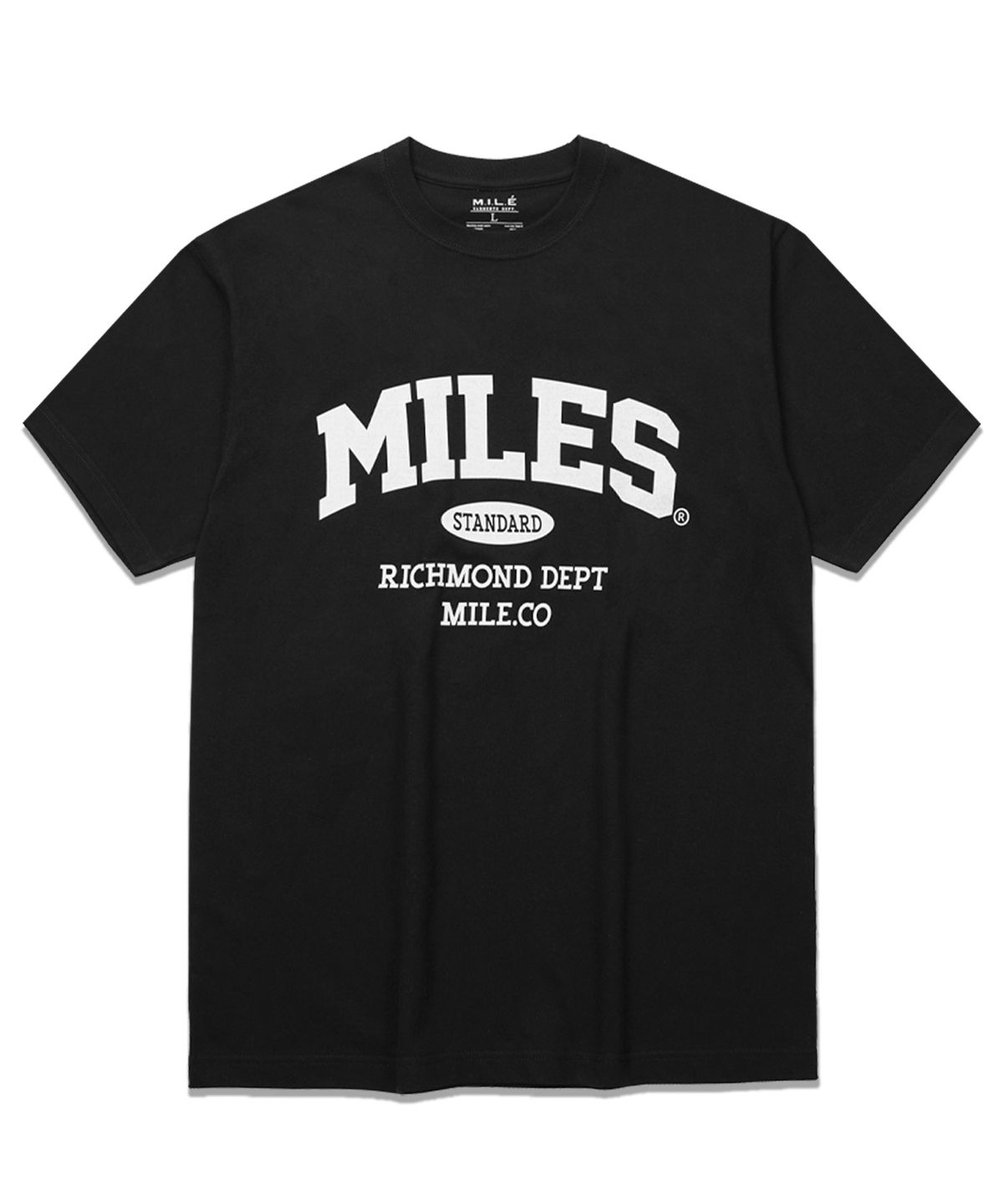 더마일(THEMILE) MILES RICHMOND CREW [BLACK]