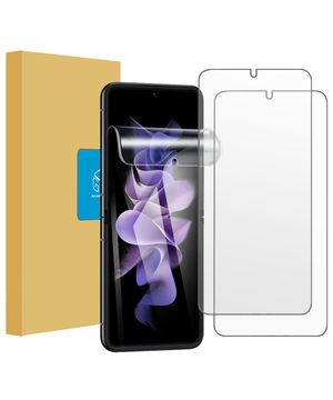 [2매입] 갤럭시 Z플립3 Z플립4 Z플립5 Z폴드3 Z폴드4 Z폴드5 풀커버 자가복원 TPU 핸드폰 액정보호필름