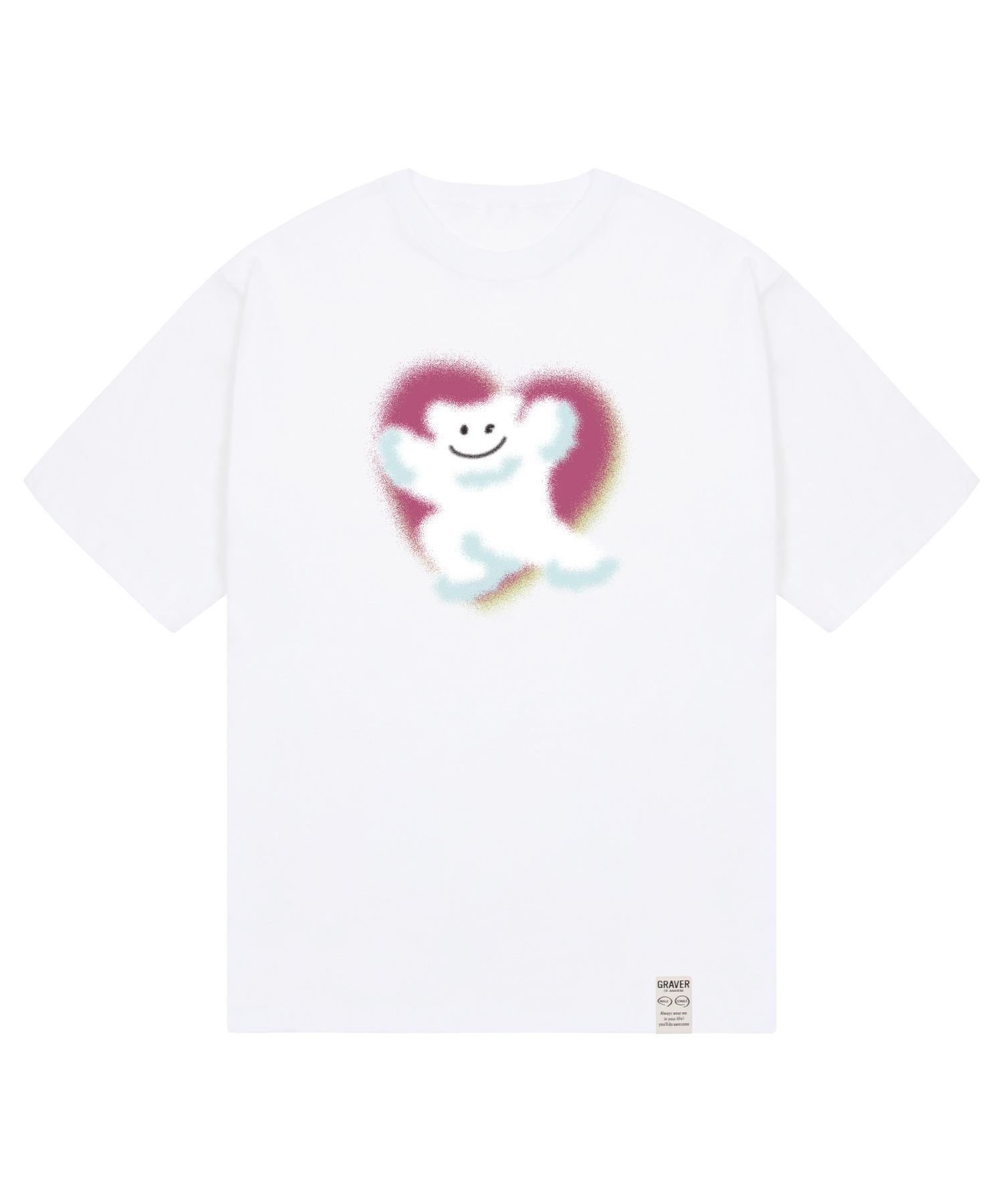 MUSINSA | GRAVER [UNISEX] Sray Bear Big Cloud Smile Short