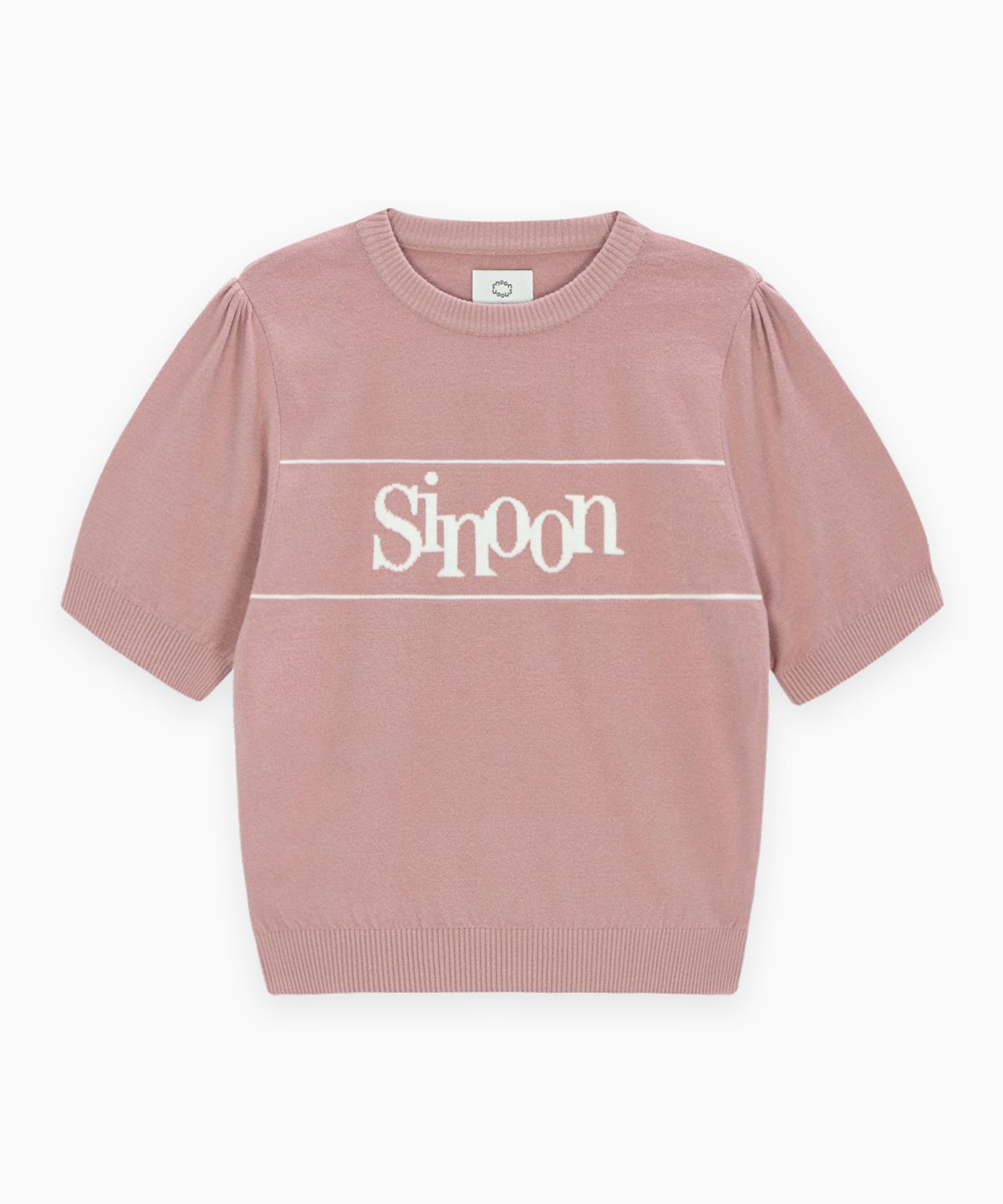 시눈(SINOON) Sinoon Logo Half Knit (Pink)