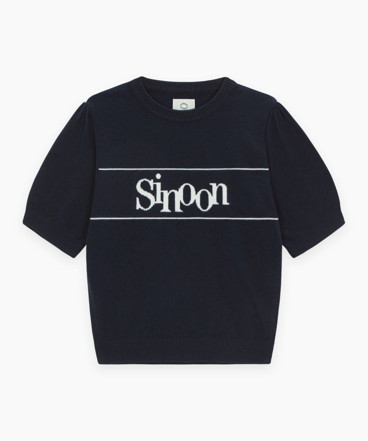 시눈(SINOON) Sinoon Logo Half Knit (Navy)