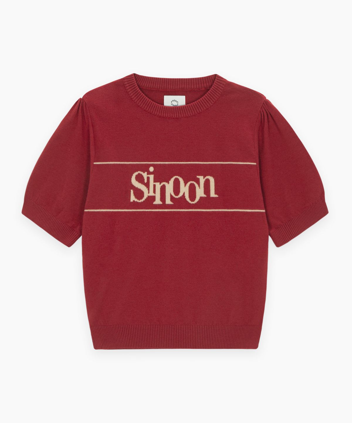 시눈(SINOON) Sinoon Logo Half Knit (Red)