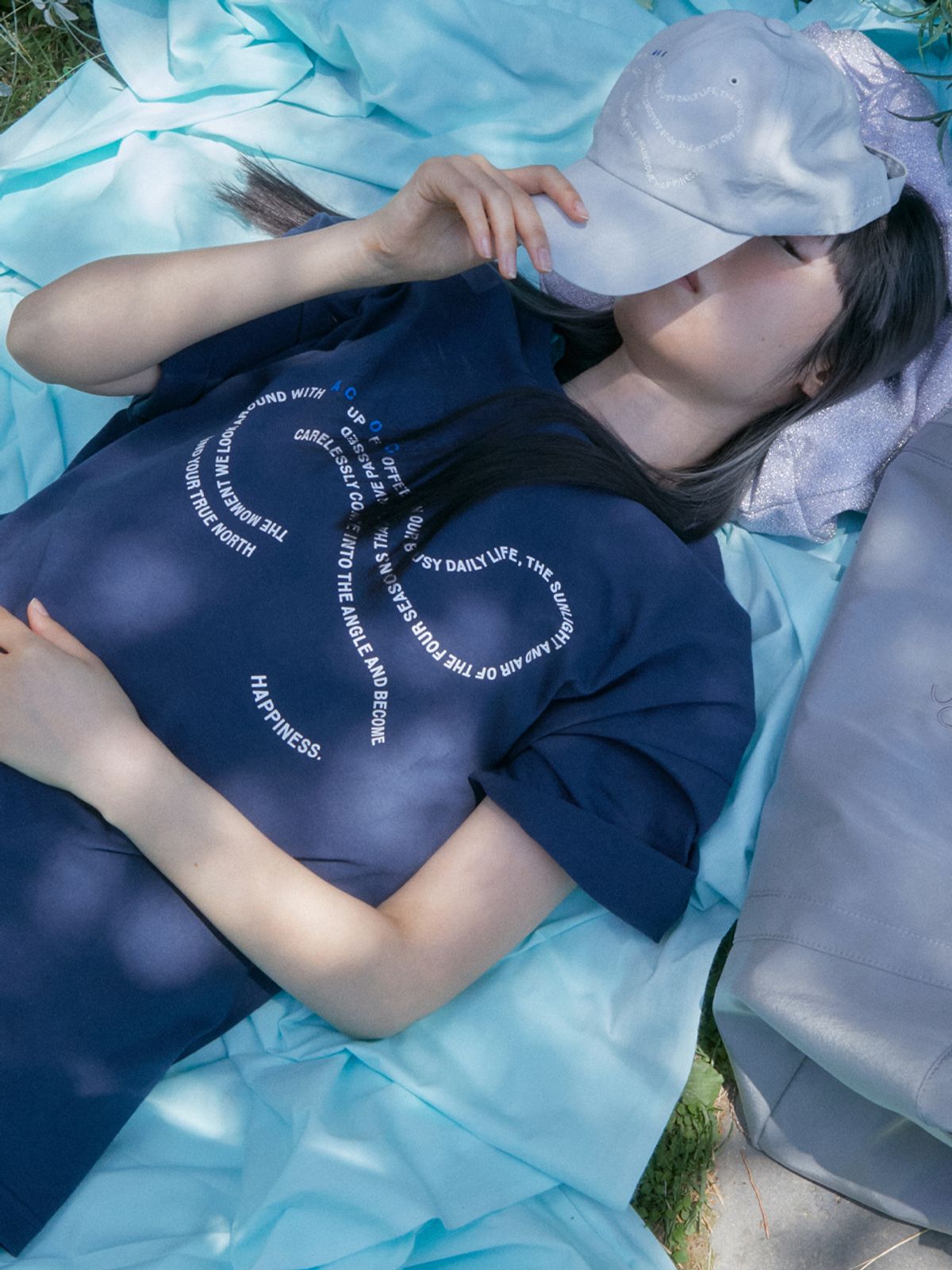 아코크(ACOC) [ACOC X WANDERLUST] Find Your T-shirt_Navy