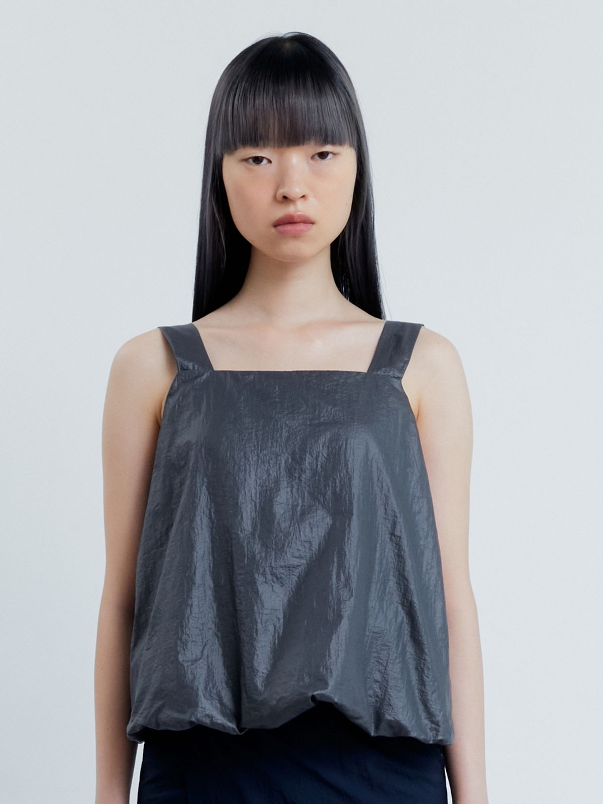 아코크(ACOC) Cloud Sleeveless Top_Charcoal