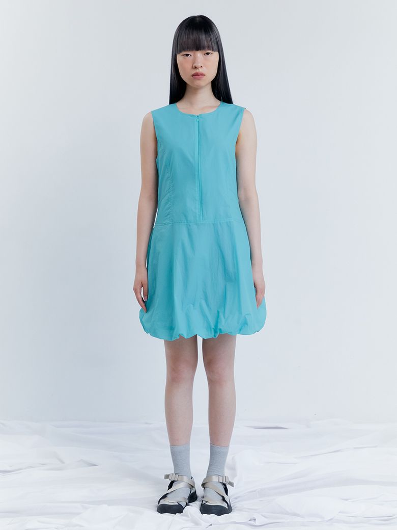 Windy Balloon Dress_Blue