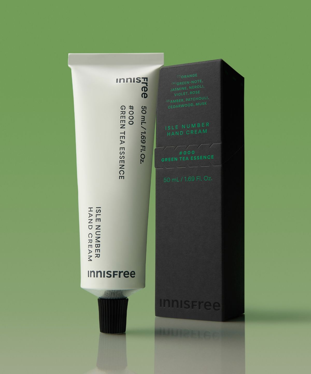 이니스프리(INNISFREE) 아일 넘버 핸드크림 [그린티 에썽스] 50mL