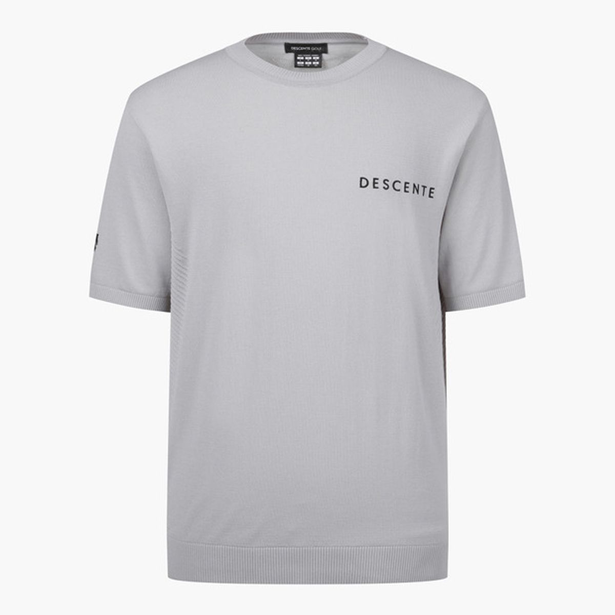 데상트 골프(DESCENTE GOLF) 남성 라운드넥 반팔 스웨터 (DP32MFKP71)