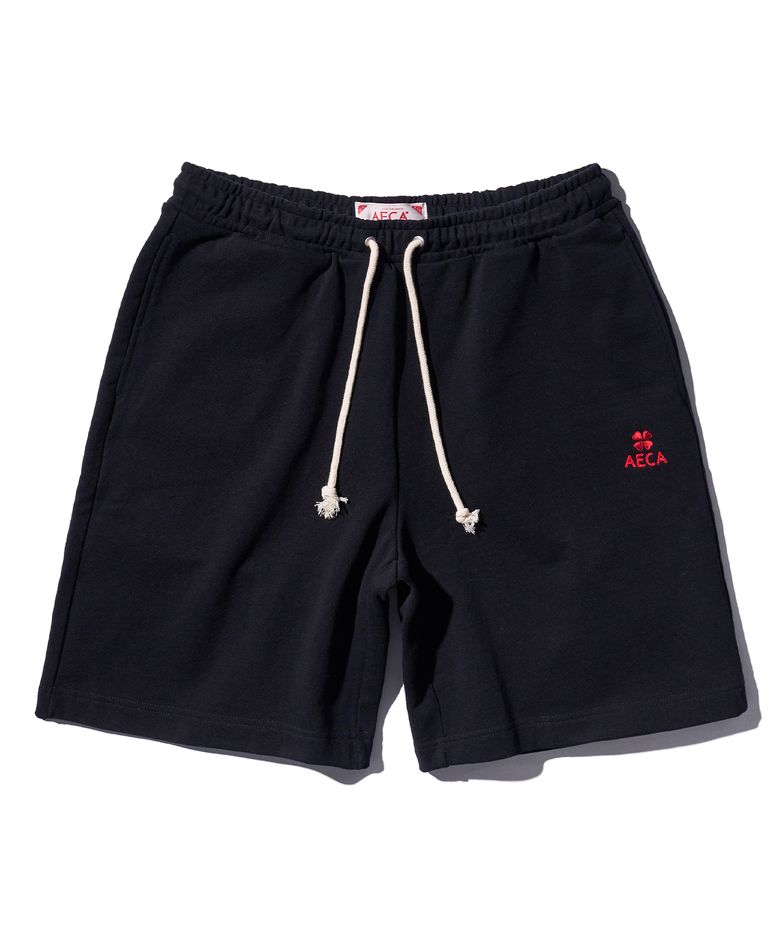 EVERYDAY AECA CLOVER  STRAIGHT SHORTS-BLACK