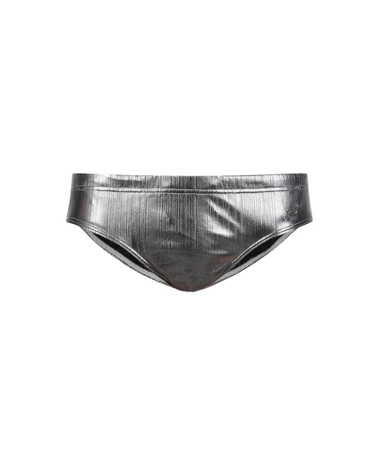 Metallic swim brief - Silver