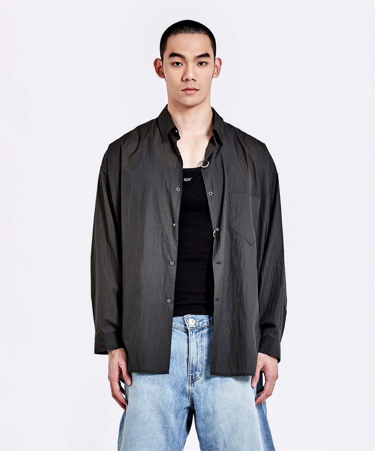 51퍼센트(51PERCENT) Ring shirt - Khaki