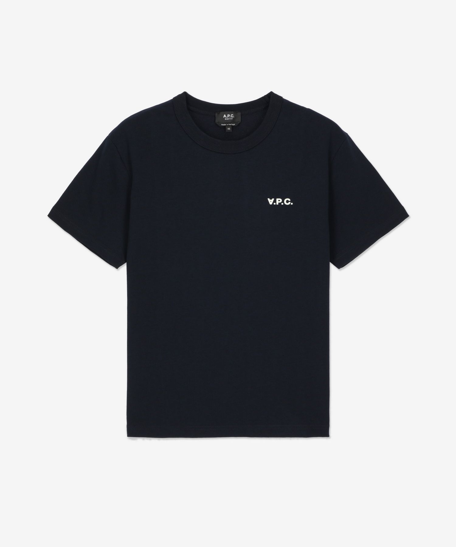 Tシャツ・カットソー A.P.C. Petite VPC Boxy Fit Short Sleeve T-Shirt Dark Navy Cr MUSINSA | A.P.C. Petite VPC Boxy Fit Short Sleeve T-Shirt