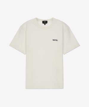 쁘띠 VPC 박시핏 반소매 티셔츠 - 화이트 / COHBQH26391TAE