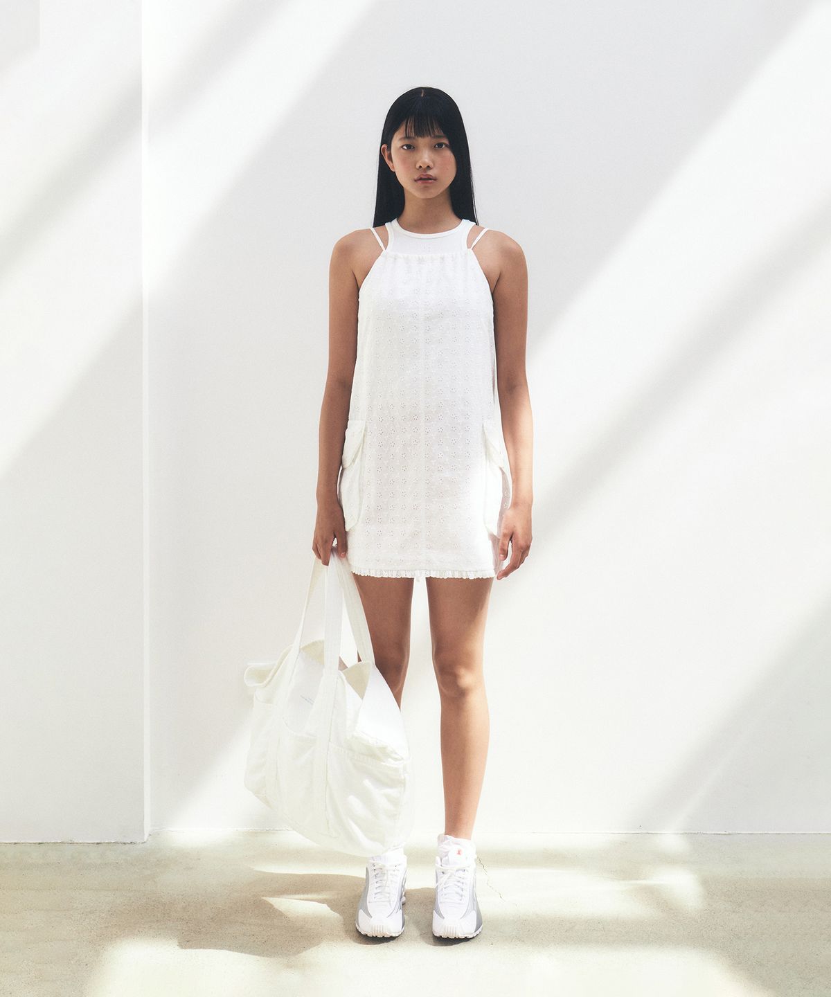그로브(GROVE) RUSSELL LACE ONE-PIECE_WHITE