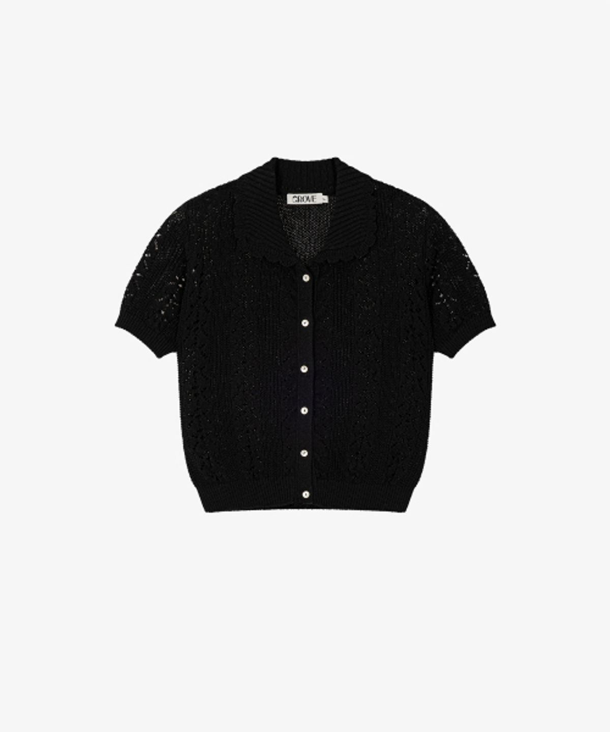 그로브(GROVE) KIKO SKASHI HS CARDIGAN_BLACK