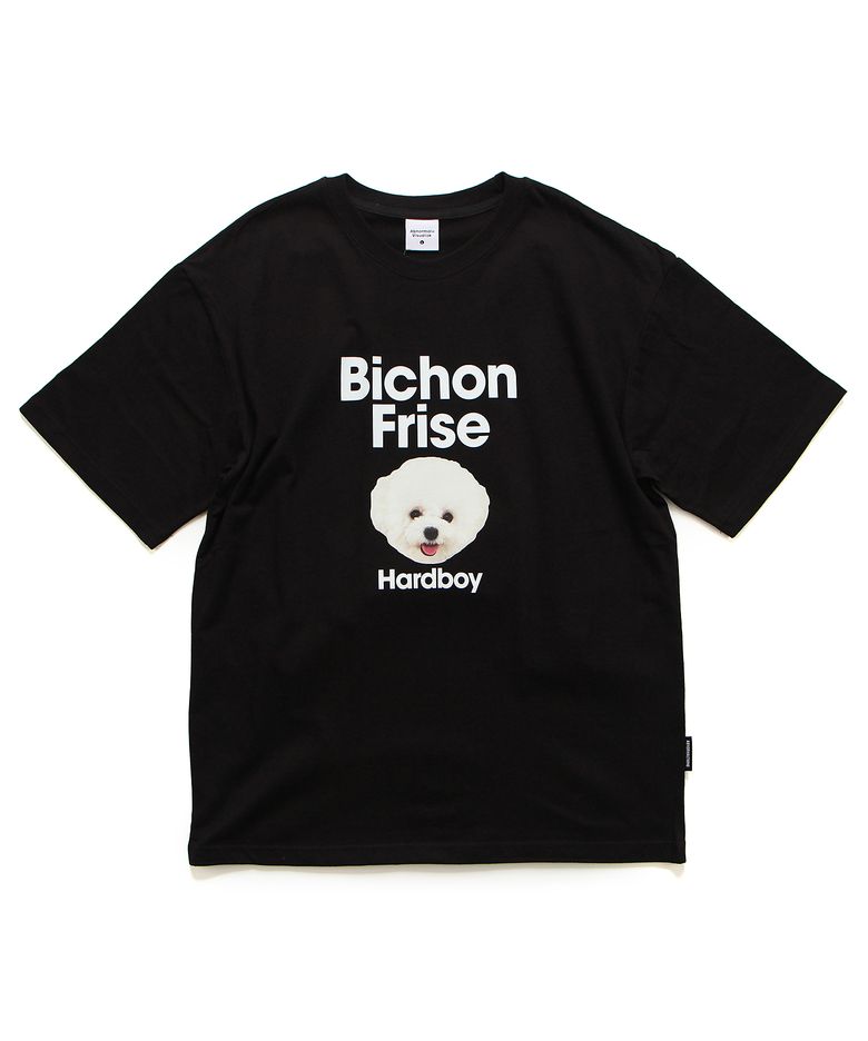 비숑 티셔츠 블랙 (BISHON T-SHIRT BLACK)