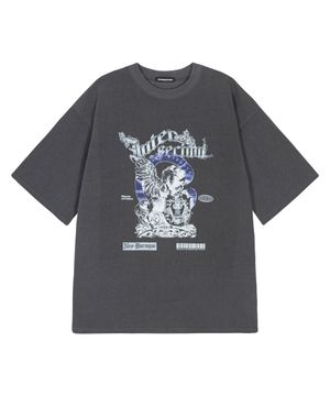 알레고리 그래픽 티셔츠 [그레이]