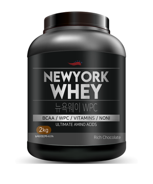 뉴욕웨이 WPC 초코맛 2kg 단백질보충제 헬스 프로틴 농축유청