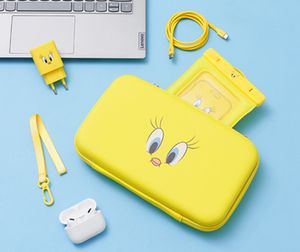 트위티 스마트폰 여행용 set (방수팩+CtoC케이블+고속충전기+파우치)