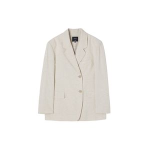 오버핏 투버튼 린넨자켓 AQ2WJ465