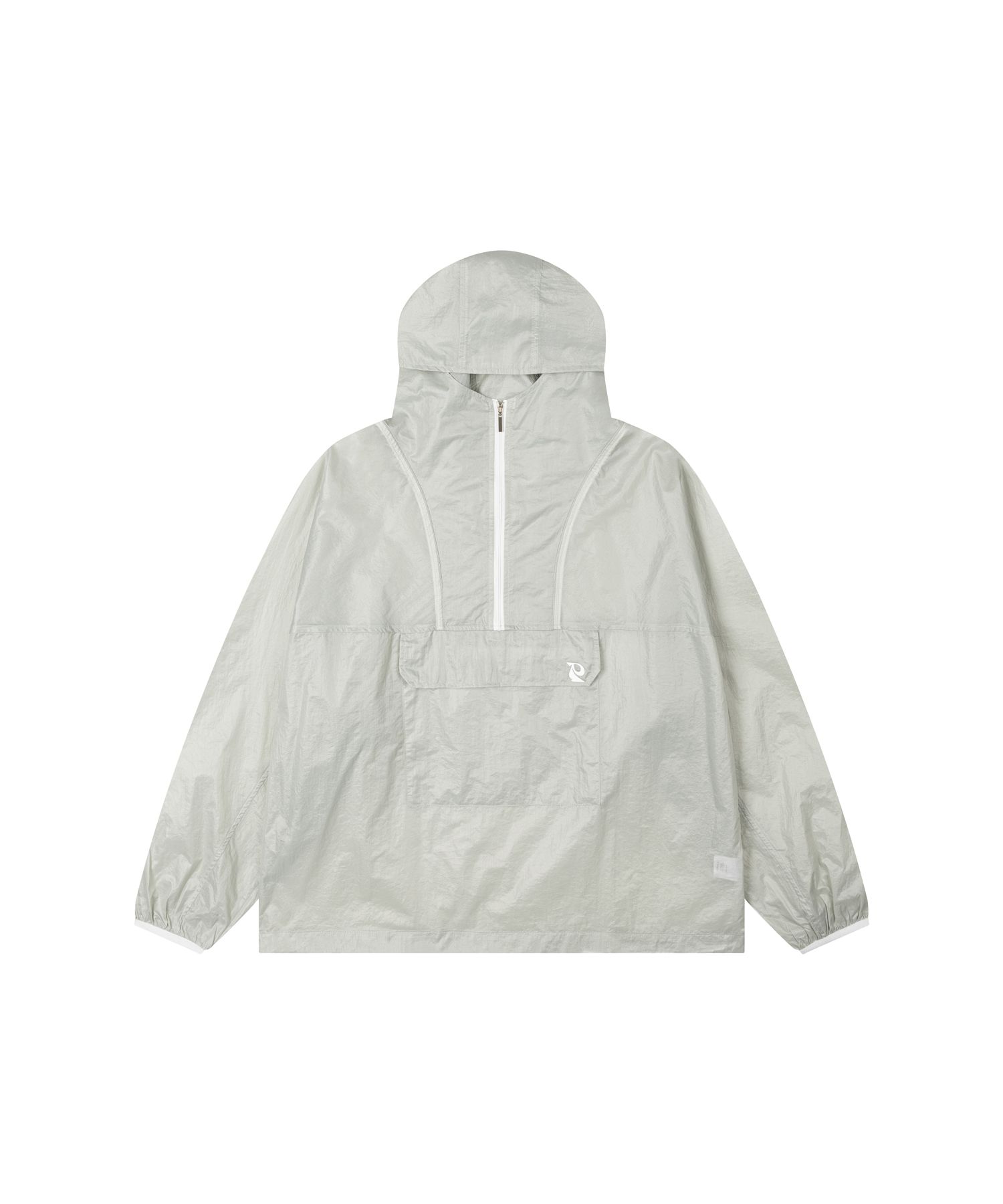MUSINSA公式 | PORTA HOODED WINDBREAKER, LIGHT GREY