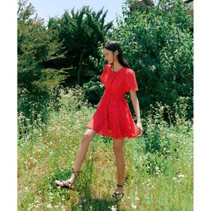 도트 프린트 미니원피스 AQ2WO561