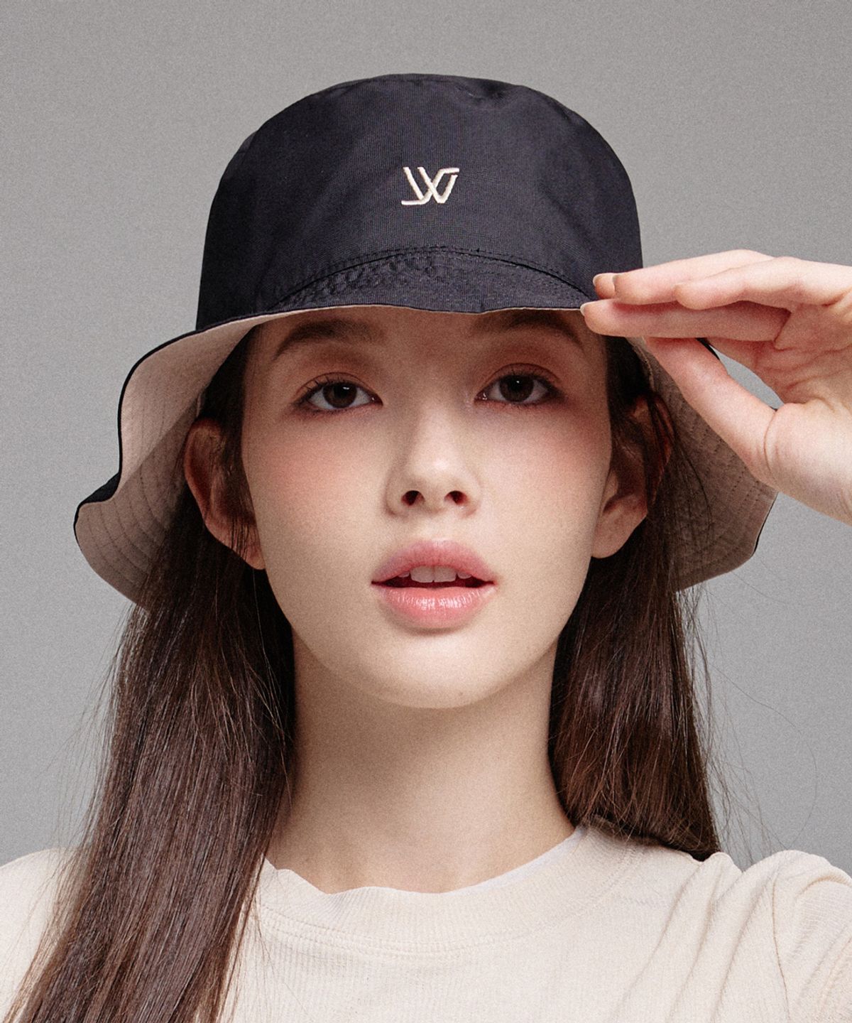 화이트샌즈(WHITE SANDS) 리버시블 베이직 버킷햇 벨린터 (2 colors)