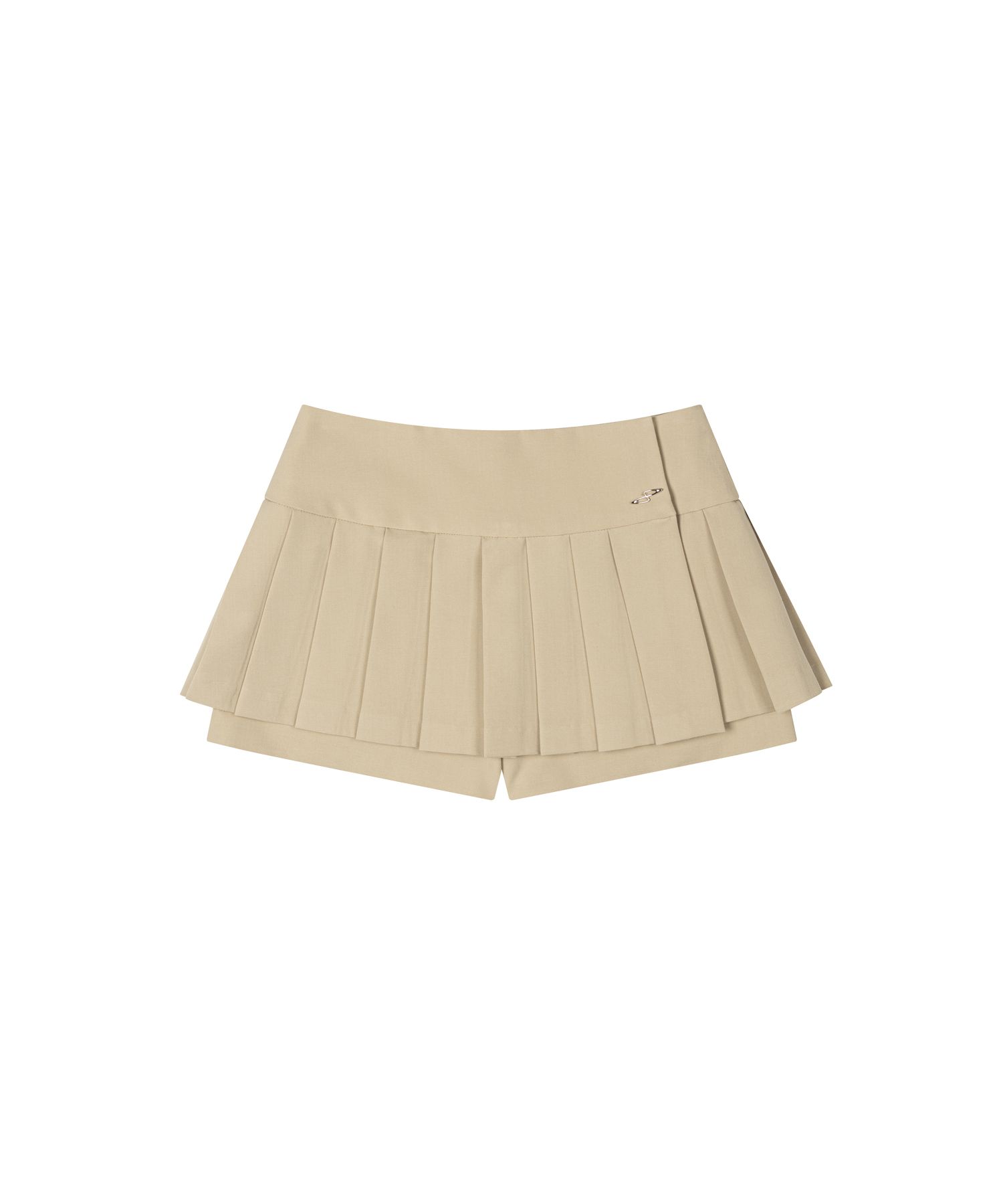 ミニスカート Porta PLEATS MINI SKIRT SHORTS BEIGE MUSINSA | PORTA PLEATS MINI SKIRT SHORTS, BEIGE