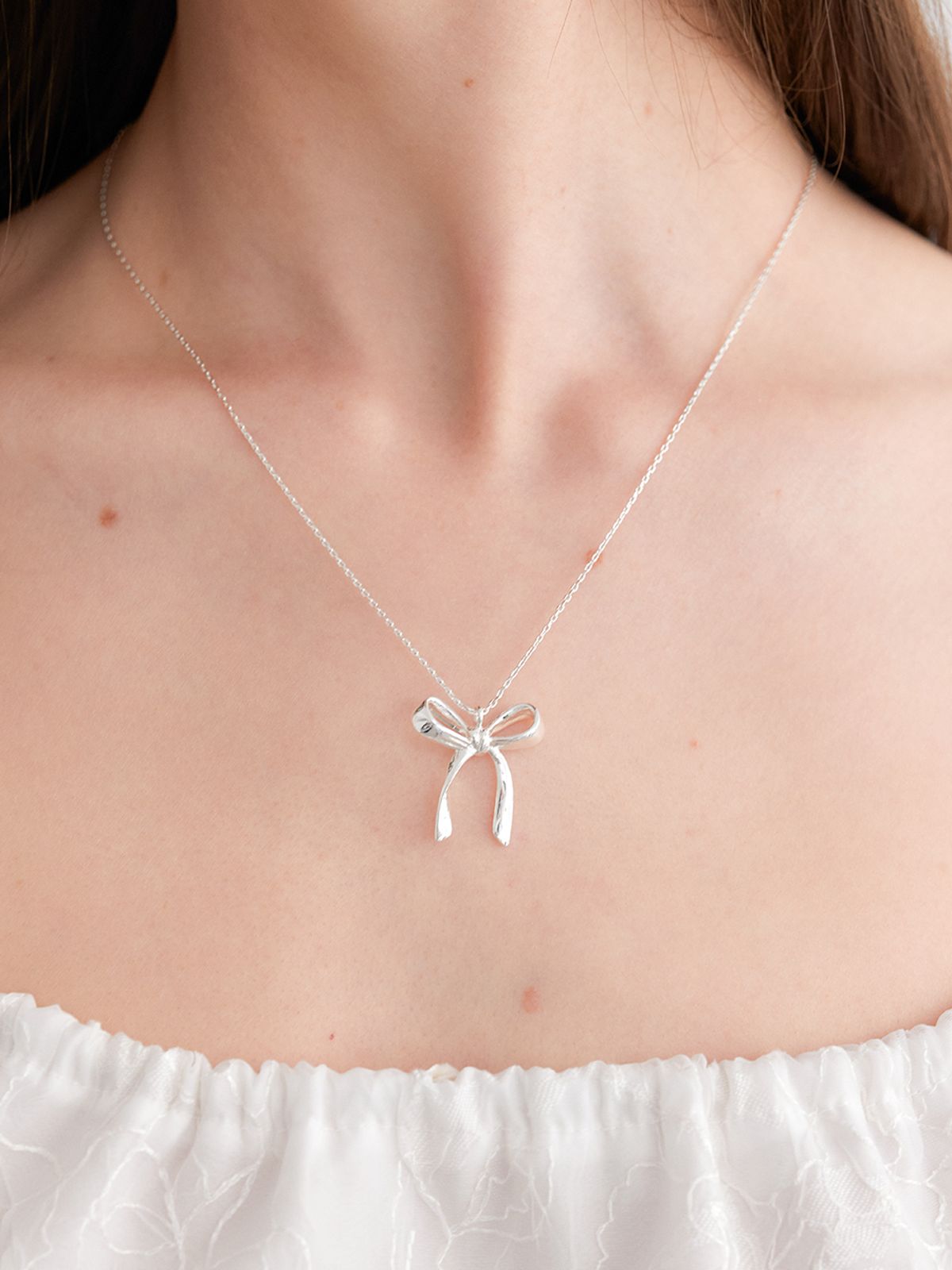 오블라(OVLA) OVLA RIBBON NECKLACE_M JN022