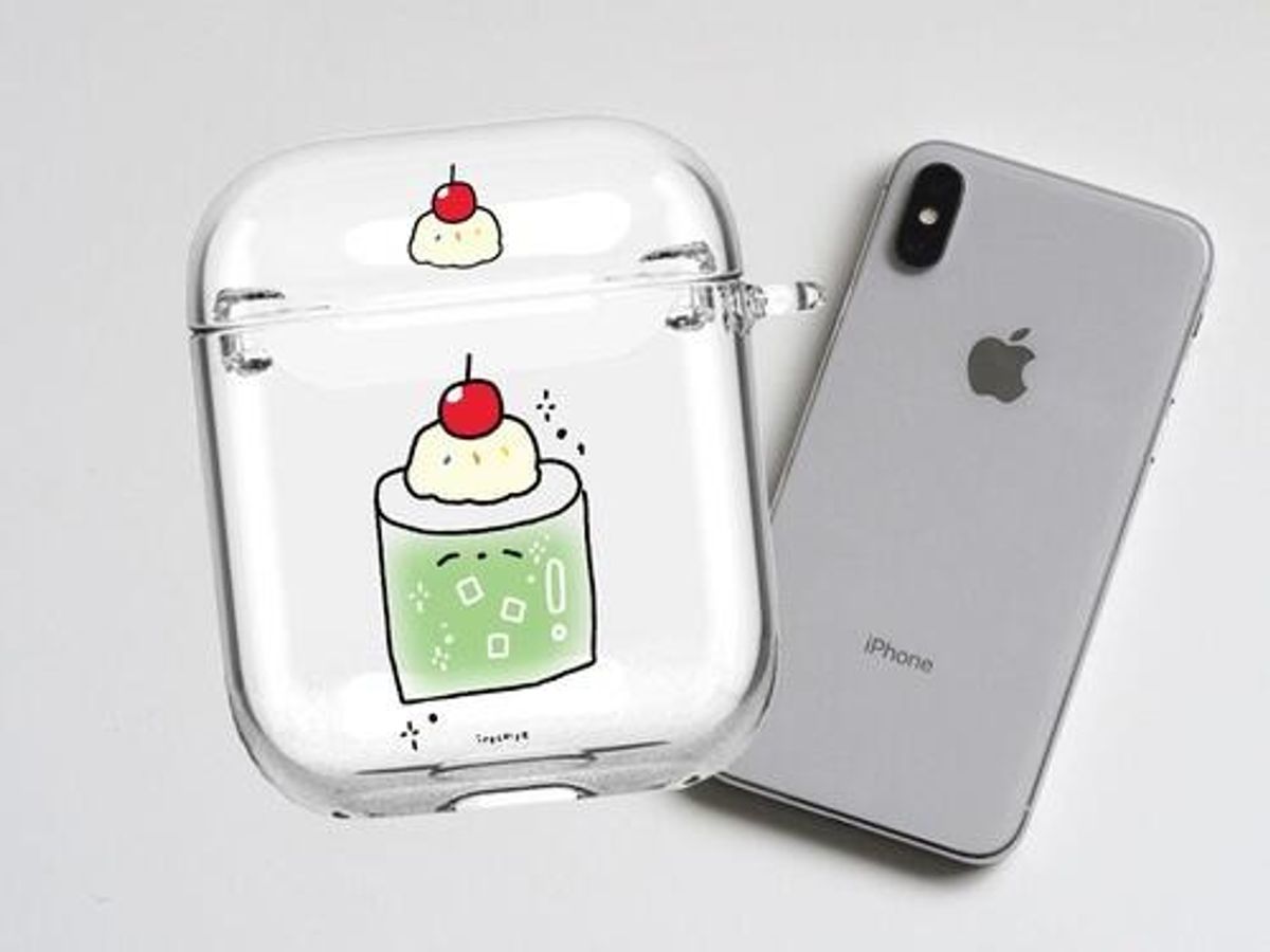 이레케이스앤굿즈(IRECASEGOODS) 메론소다 에어팟4 프로 버즈 3 전기종 투명하드케이스
