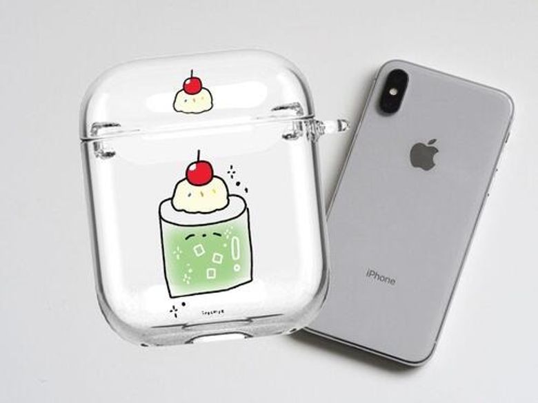 메론소다 에어팟4 프로 버즈 3 전기종 투명하드케이스