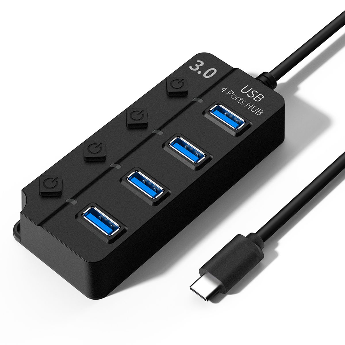 구스페리(GOOSPERY) C타입 멀티허브 USB 3.0지원 4포트 유무전원