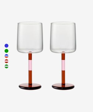 컬러 와인잔 2 pack