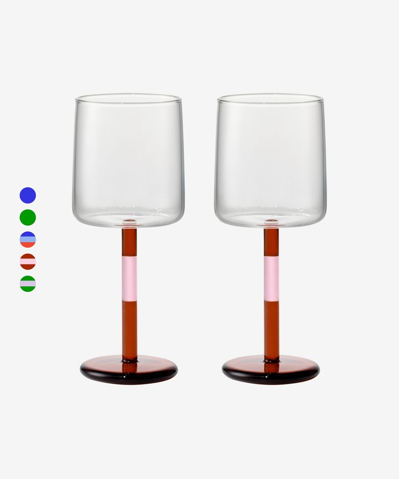 컬러 와인잔 2 pack