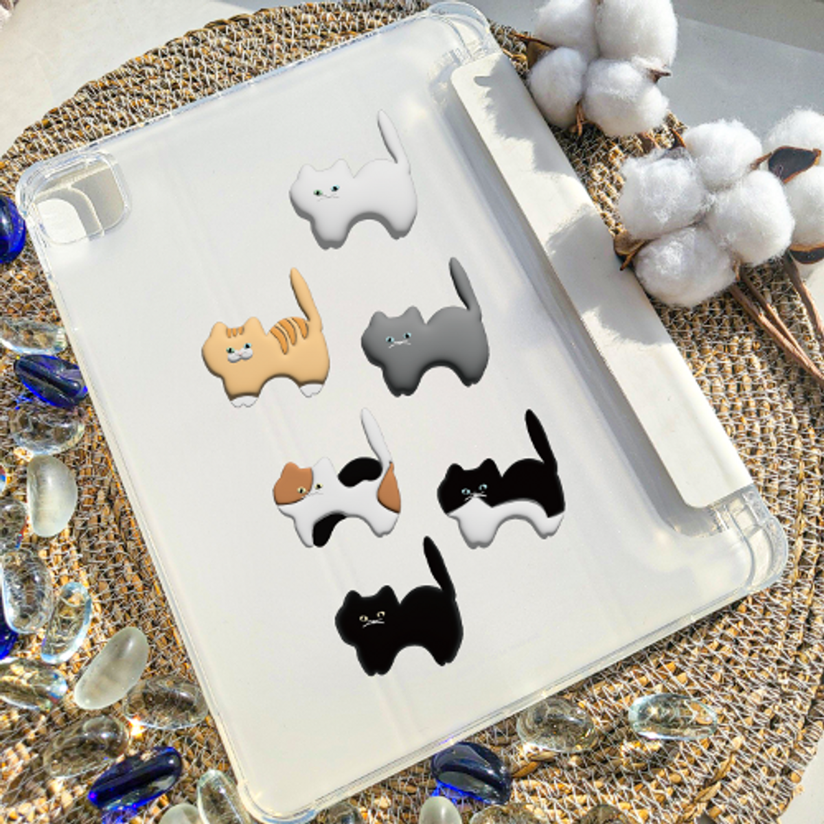이레케이스앤굿즈(IRECASEGOODS) 육냥이 갤럭시탭 아이패드 수납커버 케이스