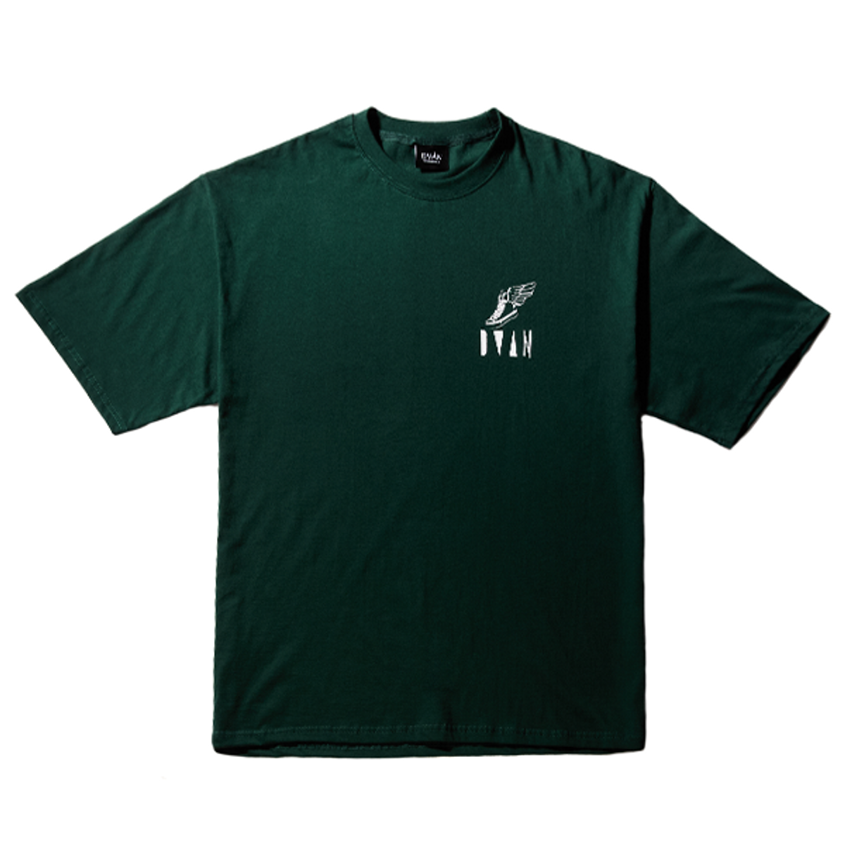 드반(DVÀN) BARCODVAN HALF SLEEVE T-SHIRT (DEEP GREEN) 바코드반 티셔츠 (딥그린)